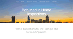 Desktop Screenshot of bobmedlinhomeinspections.com